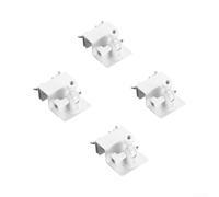 Fixation Gouttière Alliage Alu Rotation 270° pour reolink pour blink(white 4pcs)