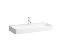 Val lavabo à poser, face inférieure meulée percé 1 trou ss tp 950x420x115 mm blc - LAUFEN H8162870001111
