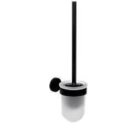 Fixation murale WC Bravat Varuna 779399, à coller ou à visser, noir mat