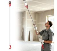 Fixation Pour Changeur D'ampoule À Portée Étendue, Poteau Changeur D'ampoule Portatif Avec Poignée Verrouillable, Poteau Suspension Rétractable(5.9ft-9.8ft/1.8-3.0m)