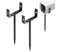 Fixation pour De Gouttière - 2 Pièces Support Horizontal réglable | Support D'Extension pour | Anti-inondation, Drainage, terrasse, Jardin, pelouse, Patio, Toit, extérieur, Cour