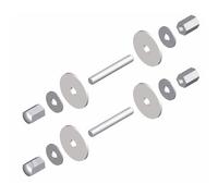 Fixation pour poignées doubles porte battante verre 6821 24 mm maxi LA CROISÉE DS