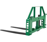 Fixation rapide SucceBuy avec capacité de charge de 1814 kg, rehausse pour cadre de fourches à palettes avec fourches de 1065 mm de long, lames de chariot élévateur, crochet d'attelage de 50,8 mm et m