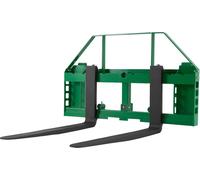 Fixation rapide SucceBuy avec capacité de charge de 1814 kg, rehausse pour cadre de fourches à palettes avec fourches de 122 cm, lames de chariot élévateur, crochet d'attelage de 50,8 mm et manchons d