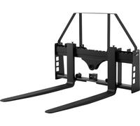 Fixation rapide SucceBuy avec une capacité de charge de 1814 kg, rehausse pour cadre de fourches à palettes avec fourches de 1065 mm de long, lames de chariot élévateur, crochet d'attelage de 50,8 mm 