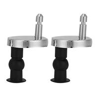 Fixations de charnière de siège de toilette améliorées Écrous de fixation supérieure Vis Charnières à dégagement rapide Raccords en caoutchouc dos au mur pour kit de remplacement