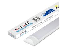 Fixations de lattes V-TAC 20W 2ft LED Lampe à tube intégré 4000K Blanc lumière du jour 600x74x24mm Eclairage mural et au plafond 30000h Longue durée de vie
