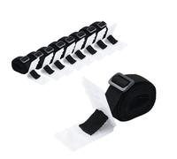 vidaXL Fixations rouleau pour couverture de piscine 8 pcs 1,8 m Noir Universelles Résistantes aux UV