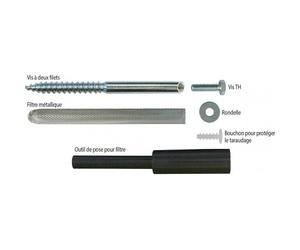 Fixations démontables FIX-STORE® scellement chimique - boîte de 20 - acier zingué 12x140mm ING FIXATIONS