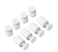 Fixations d'entretoise, entretoises creuses en acier inoxydable, tailles assorties blanches, paquet de 50 for montage sur verre(12x30mm)