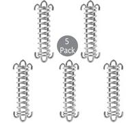 Fixations d'ombrage de Voile, 5 Pcs Boucle de Corde de Ressort de Tente en , Kit de Fixation pour Voile de Jardin, Kit de Fixation