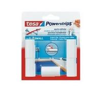 Fixations pour câbles - TESA - 5 pièces - Plastique - Blanc