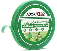 FIXCHORD Attaches de Jardin pour Plantes, 10m*12mm Attache Plante Grimpante, Attache Plante Grimpante pour Tomate, Liens de Plantes Bande de Fixation Réutilisable,Vert Tendre