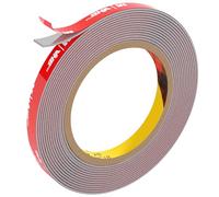 FIXCHORD Ruban Adhésifs Double Face Extra Fort, Ruban Adhésif de Montage Solide et Imperméable pour Bande Lumineuse LED, Voiture, Décoration de la Maison et du Bureau, Gris (15.4FT×0.39IN)