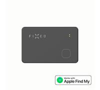 Fixed Fixed Tag Card Tracker Bluetooth pour iOS Noir Noir