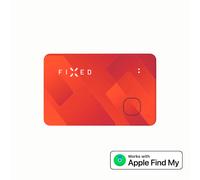 Fixed Fixed Tag Card Tracker Bluetooth pour iOS Orange Orange