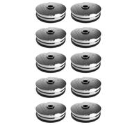 FixedByU Lot de 10 bobines pour coupe-bordures sans fil Parkside PRTA 20 Li C3 IAN351753 - Tondeuse sans fil Sense Accusense Débroussailleuse coupe-fil (bobine de fil 10 pièces)