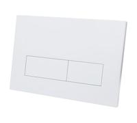 Fixnorex Plaque de Commande WC Mat pour Geberit Sigma 01/20/30 Blanc | Déclenchement Double Chasse pour UP300 & UP320, avec Cadre et Leviers de Chasse, Dimensions 245 × 164 mm