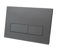 Fixnorex Plaque de Commande WC Mat pour Geberit Sigma 01/20/30 Gris foncé | Déclenchement Double Chasse pour UP300 & UP320, avec Cadre et Leviers de Chasse, Dimensions 245 × 164 mm