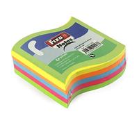 Fixo Bloc 250 notes adhésives drapeau 76 x 76 mm, couleurs fluo