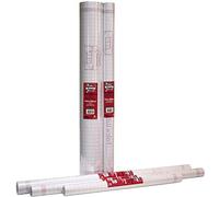 Fixo Couverture | Rouleau de doublure de livres adhésif | 0,33 x 1,5 m | Polypropylène transparent 50µ | Parfait pour protéger les livres et le matériel scolaire | Adhésif repositionnable
