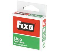 FIXO Duo 75600300. Ruban adhésif double face, 15 mm x 5 m, sans acide et ligne, parfait pour travaux manuels avec gomme EVA et scrapbooking