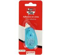 FIXO Glue Colle en ruban double face 5 x 8 mm Permet de visualiser l'application Idéal pour les travaux manuels scolaires et adultes Parfait pour les photographies sans acide et sans ligine