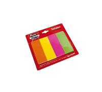 Fixo Notes 65005080 Marqueurs autocollants, 24 x 76 mm, 4 couleurs fluo