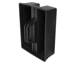 FIXOSHEE Boîte à Outils de Nettoyage en Pp, Poignée Moulée Organisateur D'outils de Nettoyage, 3 Compartiments, Fond Plat, Petit Format, pour Laver les Vitres Maison