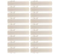 FIXOSHEE Tubes de Manchon Anti-goutte en Plastique Blanc 20 Pièces pour Lustres et Éclairage Décoratif de Bougies