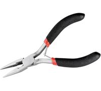 Fixpoint 77098 Pince à becs demi-rondes avec embouts striés, 125mm (Lot de 5)