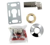 FIXSYSTEM simple : kit complet de fixation d'un robinet mural simple M1/2' (15x21) Coude d'alimentation à compression sur tube multicouche NOYON & THIEBAULT - Ø 16 mm, sortie femelle 1/2' (15x21) -