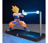 FIYSON Veilleuse magnétique 3D Dragon Ball - Figurine originale et authentique - Anime Ragon Ball Z - Goku Vegeta Kamehameha - Rechargeable - Intensité variable (style 2)