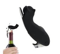 Fizepgo Tire-bouchon en forme de chat - En acier inoxydable - Pour anniversaire et bar