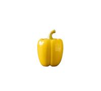 FJIXUO Pot à thé en céramique Chili, petit rangement, décoration créative personnalisée for la maison, scellé Pour Les Bonbons,Le Thé(Yellow)