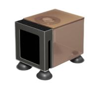 FJMQHU Boîtier de Protection pour Filtre D'aquarium, Boîtier pour Pompe Domestique, Boîtier Universel pour Pompe à Eau, Accessoire Anti-Sable, Grand Marron