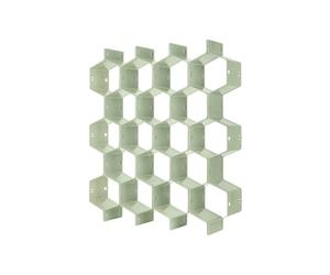 FJOADNVM Organisateur Tiroir 8Pcs/set Honeycomb Nest Drawer Storage Divider Socks Underwear Box Plastic Makeup Organizer Home Accessories(Green)