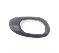 FKHBZM Cadres Poignée Porte Intérieure Voiture Support Cadre Extérieur D'accoudoir Pour Peugeot 206 207 Pour Citroën C2(Black riaht 1PC4)