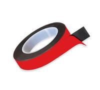 fKiZanthene Ruban Adhésif Double Face Extra Fort en Mousse PE Rouge Noir, Bande Adhésive Puissante pour Fixations Maison Bureau Voiture et Montage d’Objets
