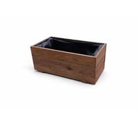 FKL DESIGN Home Deco Jardinière en Bois, Cache-Pot pour Jardin, terrasse, Caisse en Bois imprégné D26 (Palissandre, 60x30x29 cm)