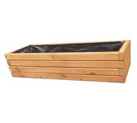 FKL DESIGN Home Deco NOUVEAU bac à plantes en bois TOP bac à plantes D2 chêne (100 cm)