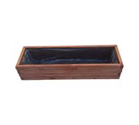 FKL DESIGN Home Deco NOUVEAU bac à plantes en bois TOP bac à plantes D2 noyer (100 cm)
