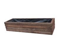 FKL DESIGN Home Deco NOUVEAU bac à plantes en bois TOP bac à plantes D2 palissandre 100 cm