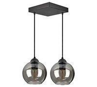 FKL DESIGN Home Deco Plafonnier à suspension - Lampe murale - Lampe de table - Boule - Noir - Gris - Blanc - Série N100 - Différentes variantes (AZ2)