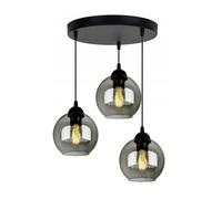 FKL DESIGN Home Deco Plafonnier Lampe suspendue Lampe murale Lampe de table Lampe suspendue Boule noir gris blanc Lampe de la série N100 différentes versions (ER3)