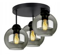 FKL DESIGN Home Deco Plafonnier Lampe suspendue Lampe murale Lampe de table Lampe suspendue Boule noir gris blanc Lampe de la série N100 différentes versions (EP3)
