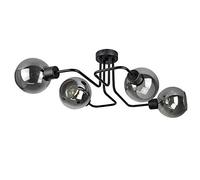 FKL DESIGN Home Deco Plafonnier suspendu - Lampe murale - Lampe de table - Lampe suspension sphérique - Noir/gris/blanc - Lampe de la série - Différentes variantes (EK4)