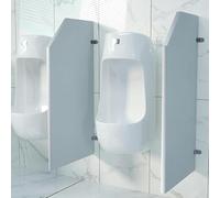 FKXSXAZ Cloison de séparation Murale pour urinoirs Masculins commerciaux, avec Support d'angle en Acier Inoxydable, pour Toilettes publiques, centres commerciaux et immeubles de Bureaux.