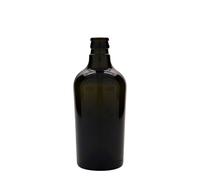 Flacon à vinaigre/huile 500 ml 'Oleum', verre, vert antique, ouverture : DOP