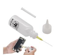 Flacon Applicateur À Pointe D'aiguille - Distributeur De Liquide De Précision De 50 Ml, Récipient De Solvant Vide | Bouteille De Graissage À Aiguille Fine, Outil De Compression Étanche Pour Colle